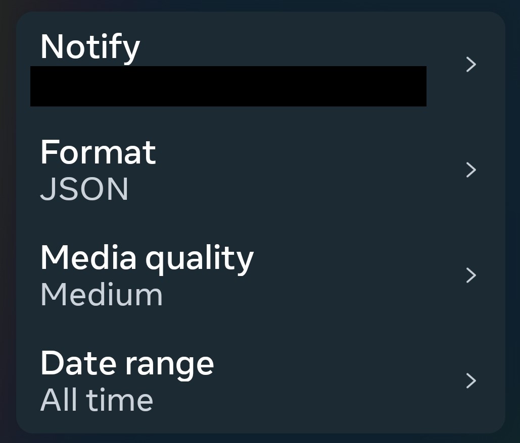 format